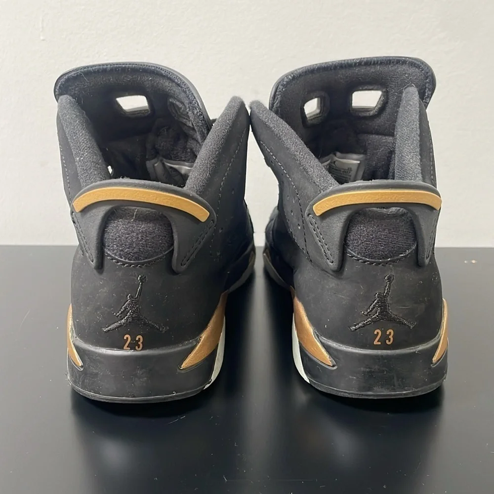 Nike Air Jordan 6 Retro DMP Black Gold 13 little kids 2020 release CT4965-007 - Picture 10 of 14
